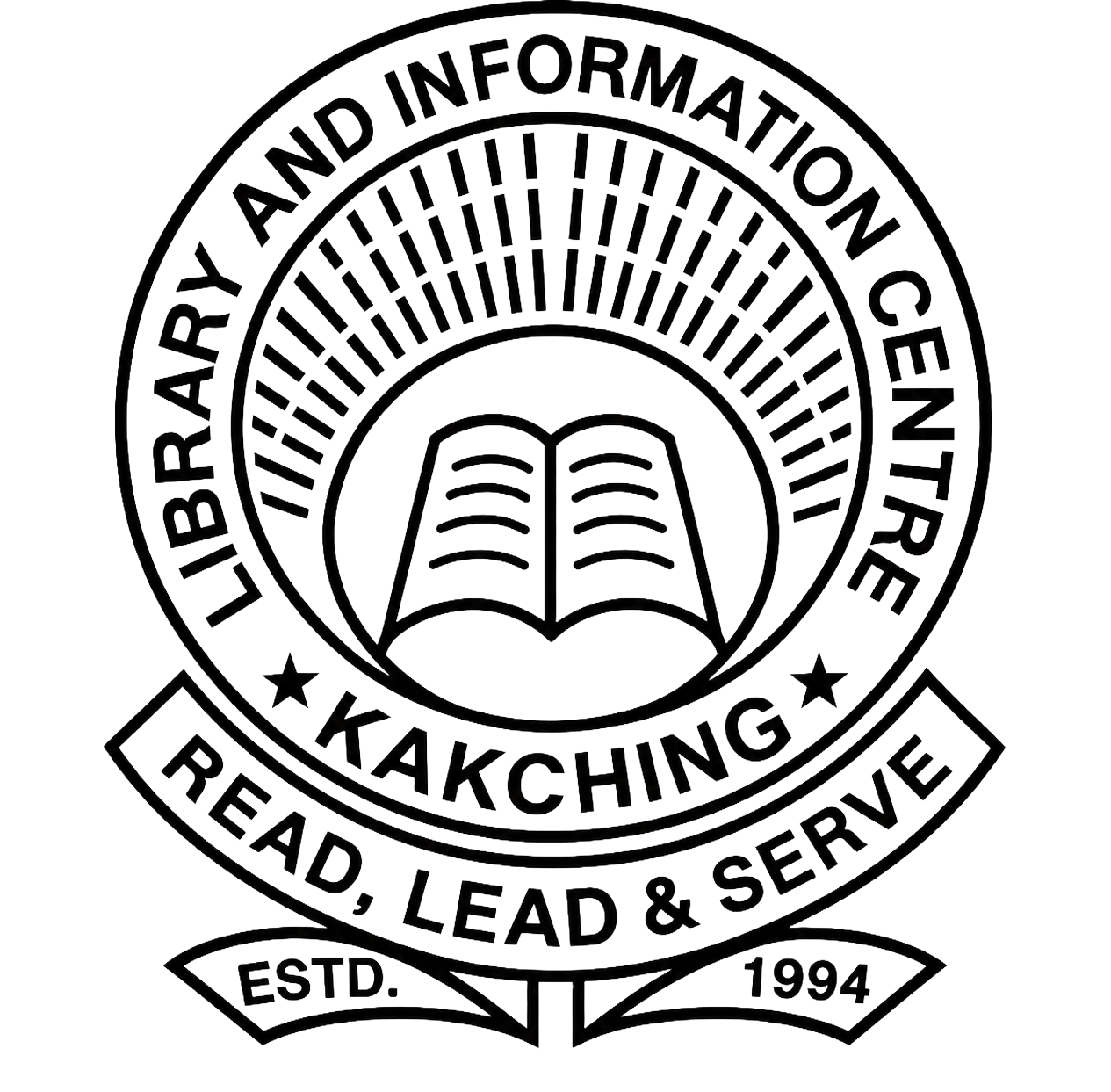 Library and Information Centre, Kakching emblem